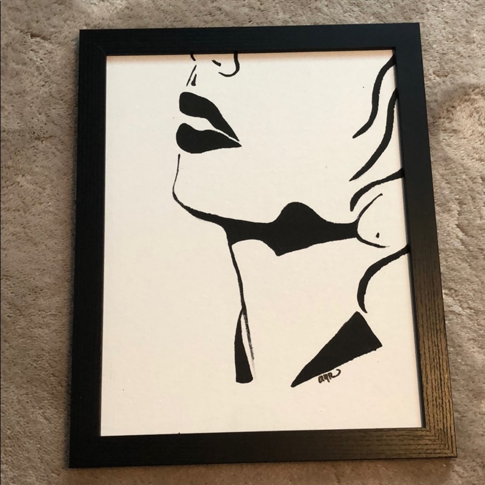 Hand Painted Sillhouette